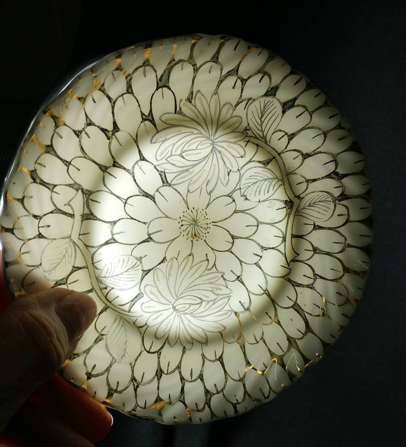 Translucent China Cup and Saucer Beautiful Swirled Fluted Pattern Design is all Gilding Unmarked 3 Dia Cup Ref 19516