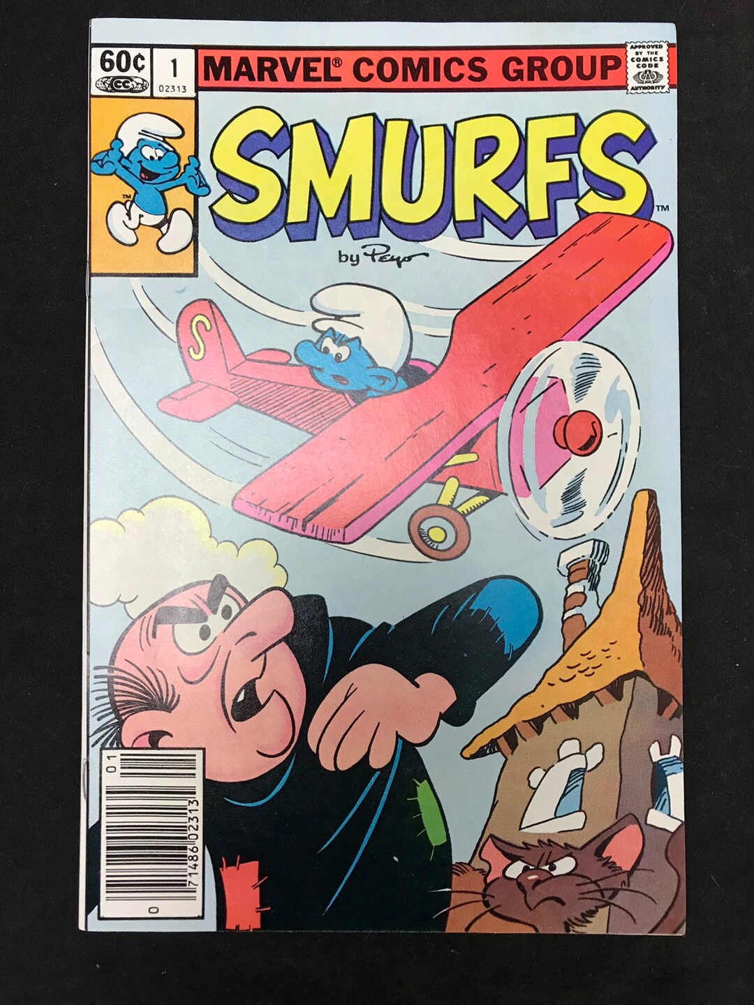 Vtg　by　Smurfs　NOS　Etsy　Comic　Volume　Hong　Cent　Peyo　60　Fine　Issue　Very　Kong