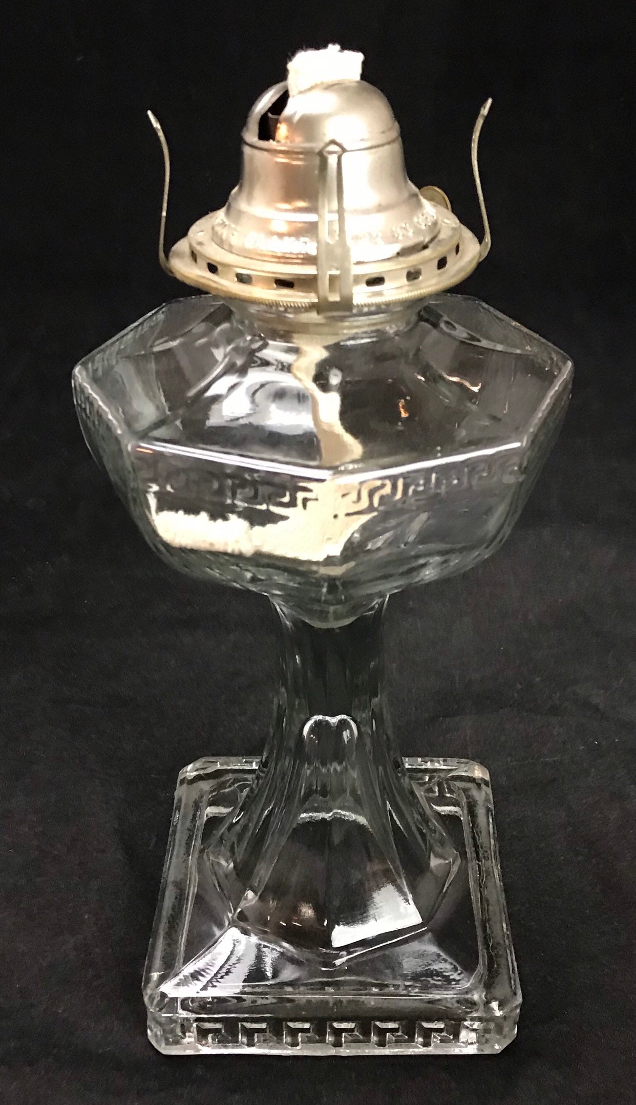 Vintage 18 EAPG White Flame Oil Lamp Grand Rapids Mich. Etsy Hong Kong