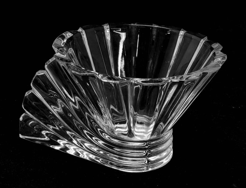 Tealight Votive Mid Century Modern Rosenthal Studio Line Crystal Germany ref 19633 Blossom Pattern