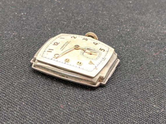 Vintage Hampden Men's Wrist Watch Mid Sized | 194… - image 3