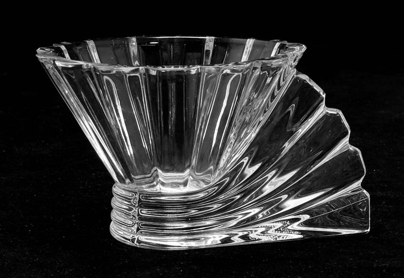 Tealight Votive Mid Century Modern Rosenthal Studio Line Crystal Germany ref 19633 Blossom Pattern