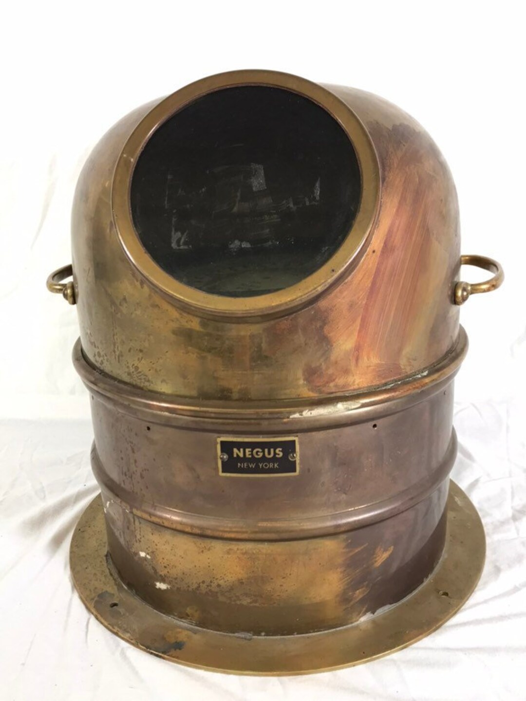 Antique Negus, Ritchie Compass Pembroke, Mass. Binnacle Nautical