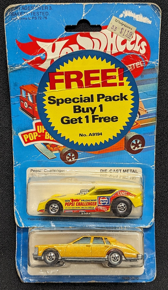 Hot Wheels Pepsi Challenger & Cadillac Seville | 1982 NOS | on
