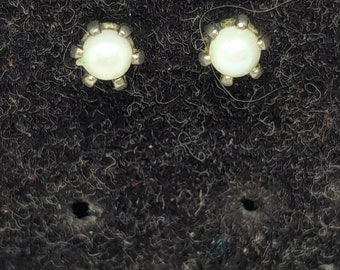Genuine Diamond Pearl Onyx Earrings (5 pieces) | Pair Diamond | Pair Cultured Pearl | Single Onyx | Studs | Giovanni Certificate | 24320