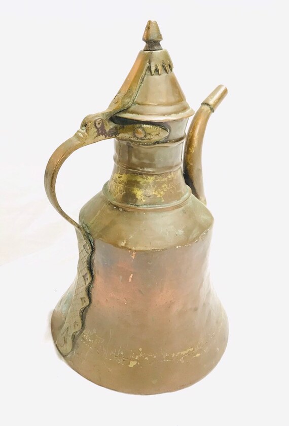 Cobre antiguo turco Sicak Su té cafetera kettle grande | Etsy México