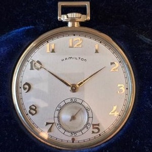 1948 Hamilton 917 Pocket Watch | Original Presentation Case | Size