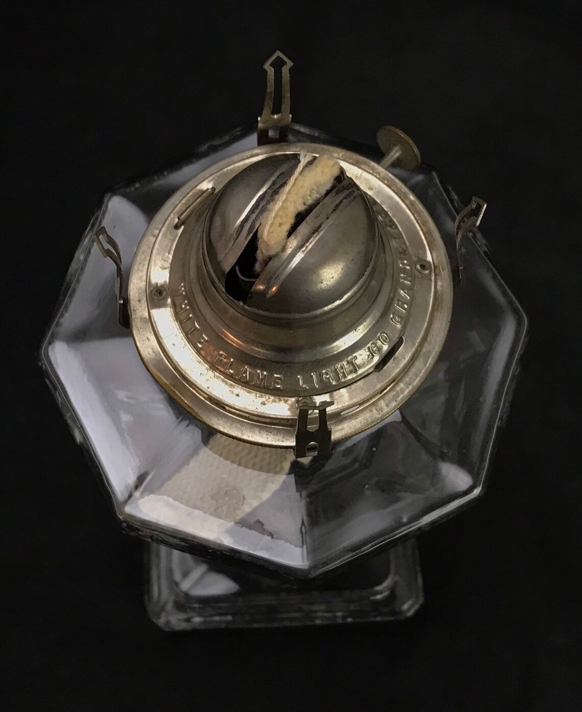 Vintage 18 EAPG White Flame Oil Lamp Grand Rapids Mich. Etsy Hong Kong