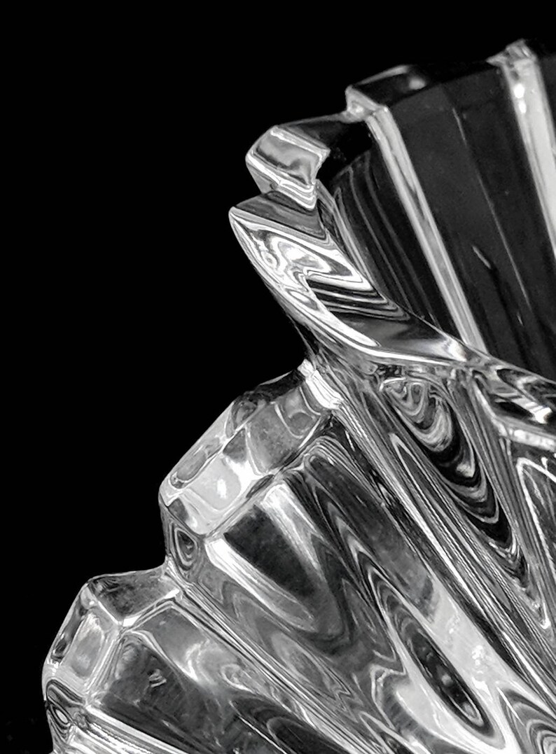 Tealight Votive Mid Century Modern Rosenthal Studio Line Crystal Germany ref 19633 Blossom Pattern