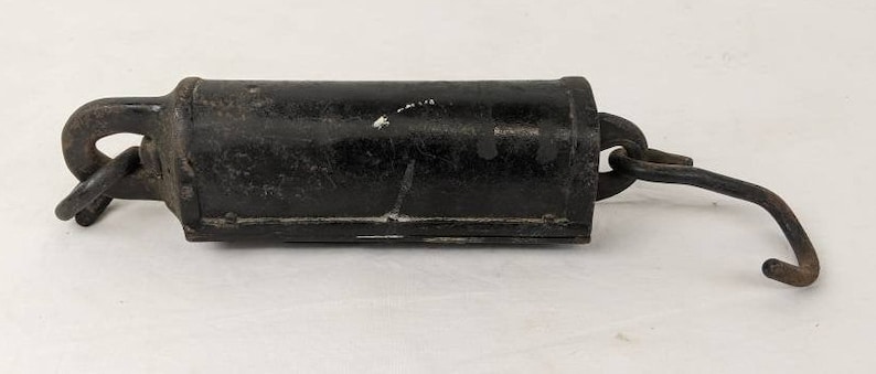 Antique Gifford Wood Co. Hanging Spring Scale | 200 Pound Capacity ...