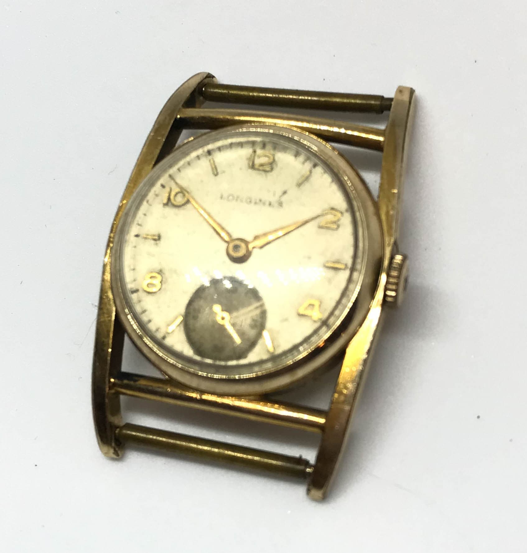 1944 Longines Men s Wristwatch Watch Swiss 17J 10L Sub Second Runs Cased Timed in USA Wadsworth 10KGF Art Deco Etsy UK