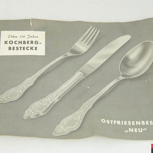 Vtg 15pc Kochberg Bestecke Ostfriesenbesteck Silver Plate Flatware Germany image 5