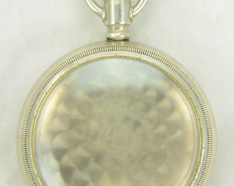 Fahy's No. 1 Oresilver 18s 19thC Breveté 1884 Boîtier de montre de poche en cristal épais