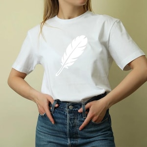 Iron-On Feather Reflector: Safety Clothing Patch