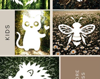 5 reflectores termoadhesivos. Reflector infantil completo.