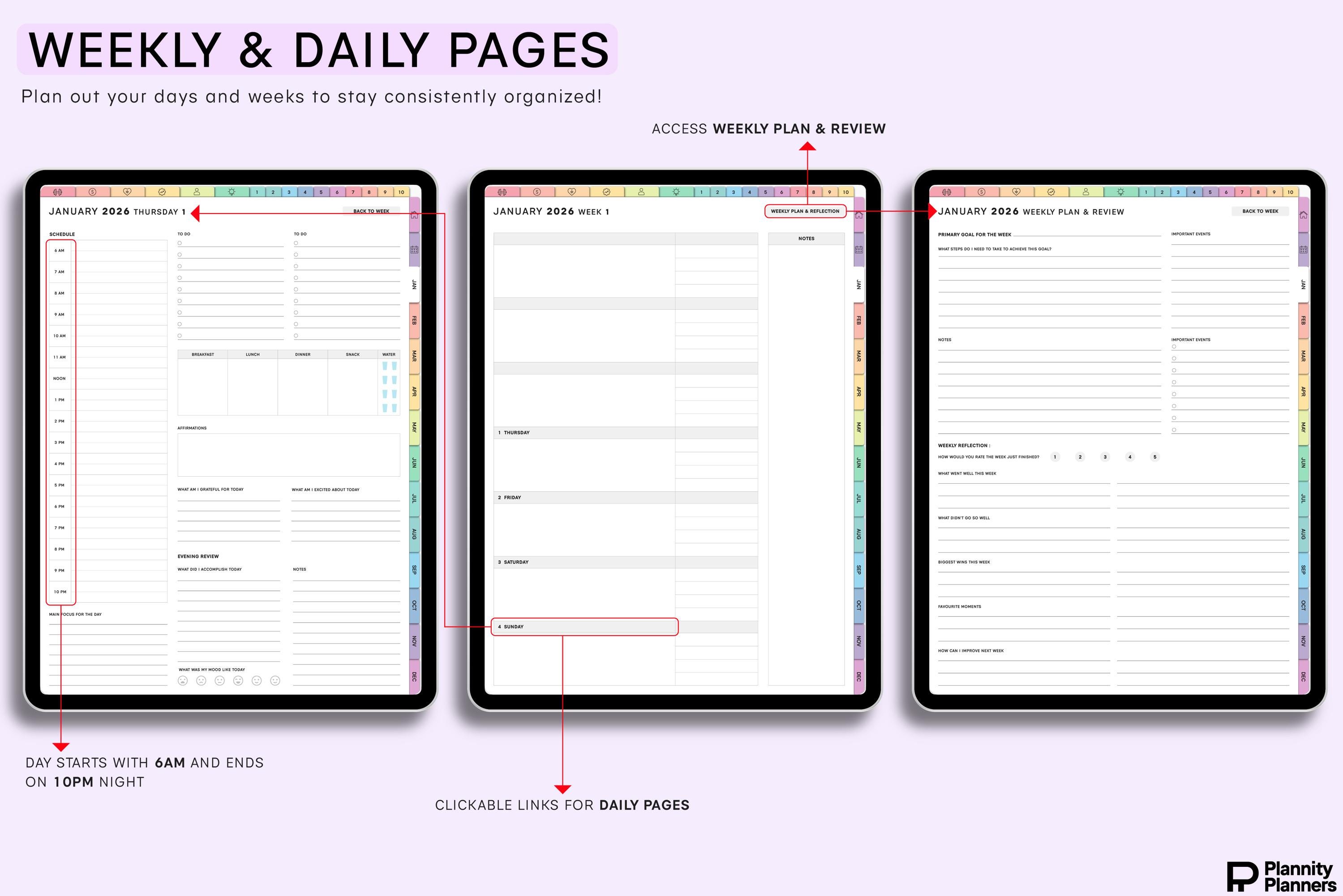 All in One Digital Planner 2026 2027 2028 Digital Planner Digital ...