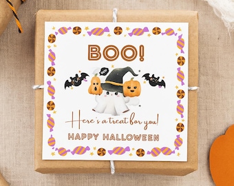 Realtor Halloween Pop-By Tag | Notary Halloween Pop-By Tag | Boo Gift Tag | Instant Digital Download | Trick or Treat | Halloween Gift