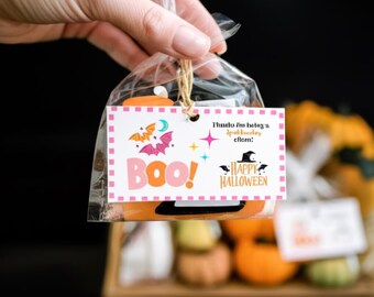 Halloween Realtor & Notary Gift Tags - Halloween Pop By Tags: "Spooktacular Client"