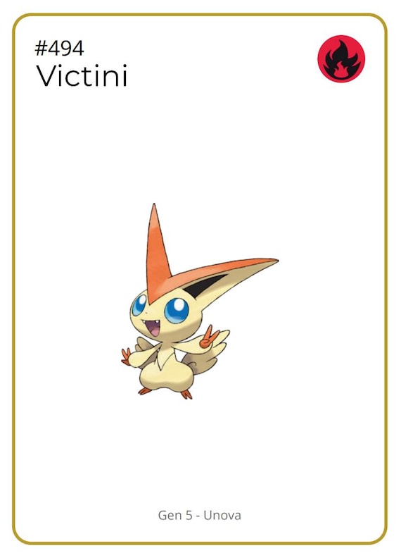 Printable Collection Tracker  Gen 5 Pokmon - Unova - PDF - English - Etsy