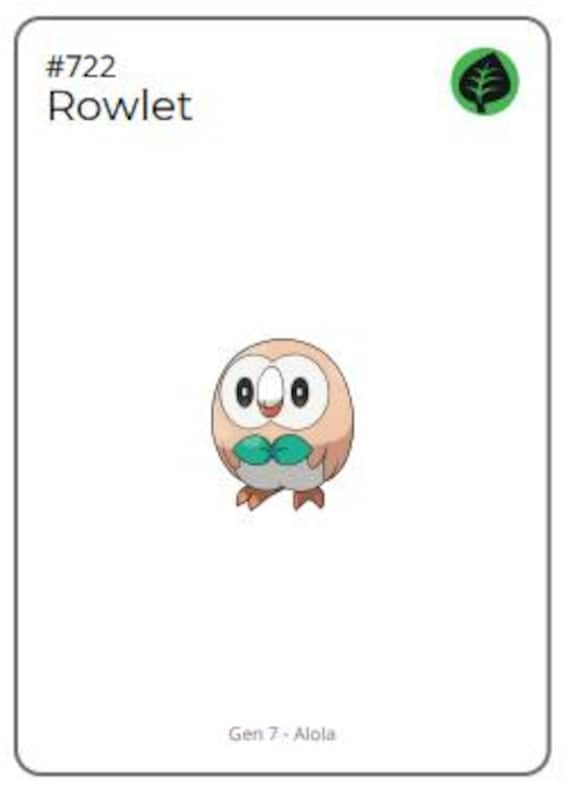 Printable Collection Tracker  Gen 7 Pokmon - Alola - PDF - English - Etsy