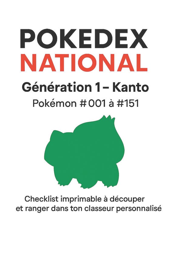 Printable Pokmon Cards Generation 1 151 Cards PDF File French - Etsy Printable Pokmon Cards Generation 1 151 Cards PDF File French - Etsy