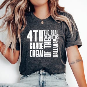 Custom 4th Grade Teacher Shirt: Back To School Crew Neck Tee
