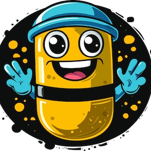 Vintage Cartoon Character Mascot  illustration vector