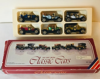 Vintage 1980 Set of 6 Vintage Toy Cars - Etsy