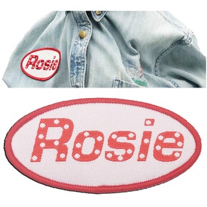 Get the Rosie the Riveter Look, Just for Fun 3-Item Dress Up Play Costume Set. Includes Bandana, Collar Pin, Name Patch. Gift image 6