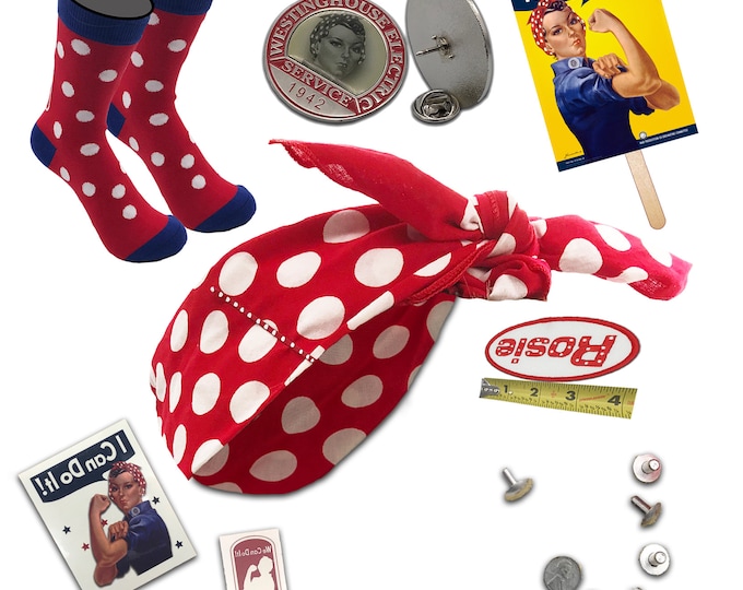 How To Tie A Rosie The Riveter Bandana www.etsy.com