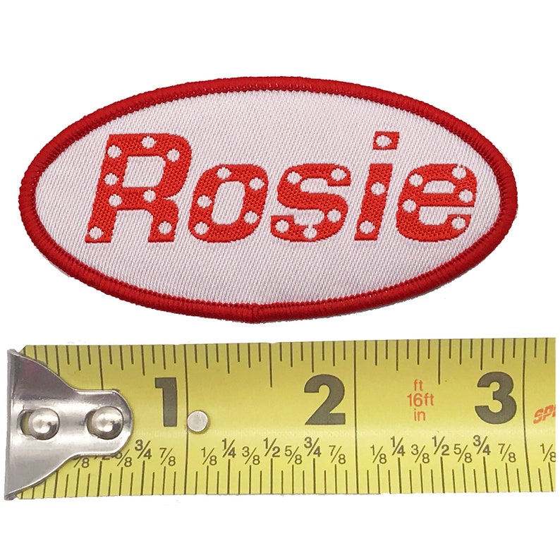 Get the Rosie the Riveter Look, Just for Fun 3-Item Dress Up Play Costume Set. Includes Bandana, Collar Pin, Name Patch. Gift image 4