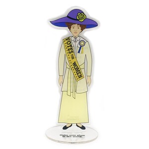 Suffrage Acrylic Figure Victoria Claflin Woodhull. Amazing Woman. First Woman to Run for President of the US, Suffrage. Votes for Women image 2