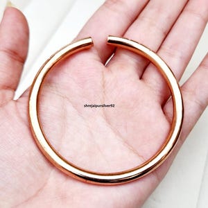 Thick Copper Bangle, Heavy Copper Bangle, Handmade Bangle, Solid Copper Bangle, Beautiful Bangle, Chunky Copper Bangle, Christmas Gift.