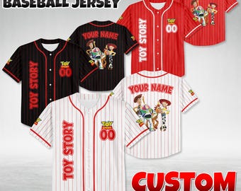 Custom Toy Story Baseball Jersey: Pixar Family Matching Shirt