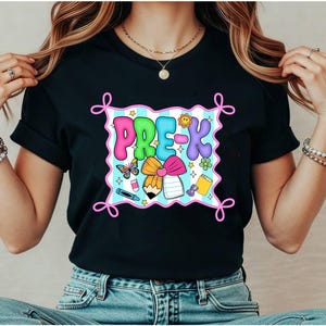 Colors Teacher Shirt, Pre K Grade Teacher Shirt, Kindergarten Teacher Shirt, Pre K Teacher Tee, Back to School Shirt, Teacher Tee
