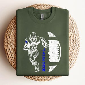 Personalized Football Shirt - Matching Football Player Tee - Adult Youth Team Name - Sports Cheerleader tshirt - Matching fan outfits