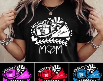 Op maat gemaakt voetbalshirt moeder, gepersonaliseerde naam en nummer