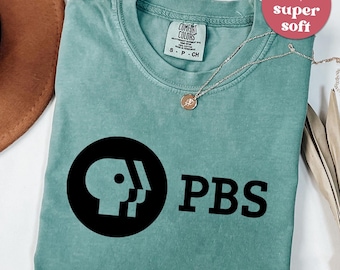 Retro PBS Logo Comfort Colors T-Shirt