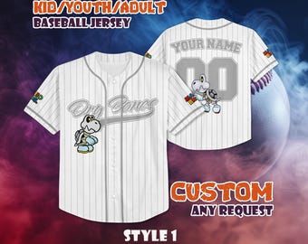 Maglia da baseball Dry Bones personalizzata, regalo per fan di Nintendo Super Mario