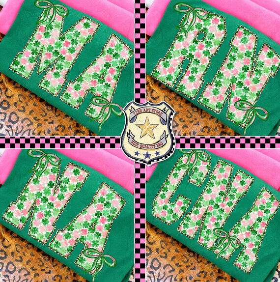 Preppy Nurse St Patricks Day Png Bundle, Coquette Patricks Png, Lucky Shamrock Png, Ma Na Cna Rn Png, Lucky Nurse Png, Trendy Nurse Life Png