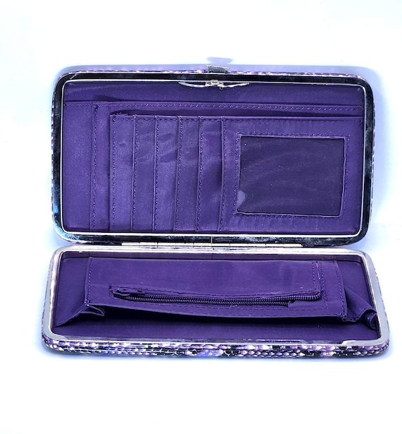 Purple Python clutch wallet purse - image 16