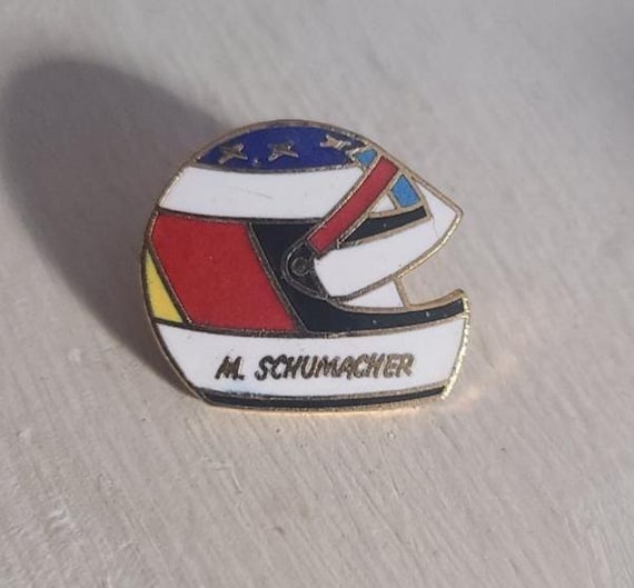 MICHAEL SCHUMACHER ピンズ Michael Schumacher Formula One F1 Vintage Lapel Pin - Race