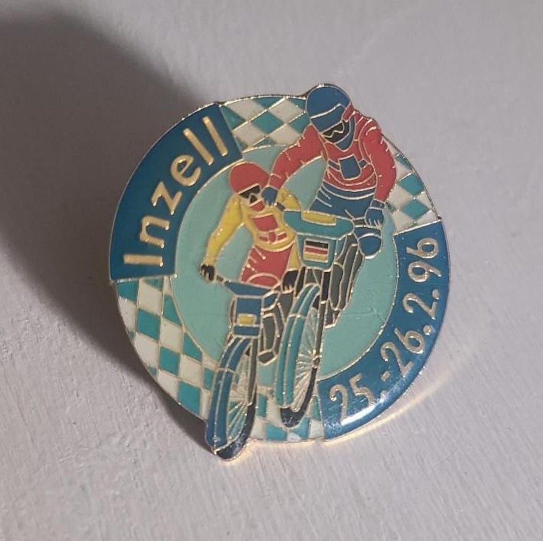 Rare Racers Pins Inzell Germany Ice Speedway Championships 1996 Vintage Lapel Pin - Bike ...