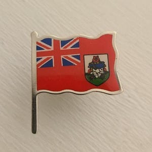 Bermuda National Country Flag Lapel Pin Tie Tack Brooch - British Union Jack Pin