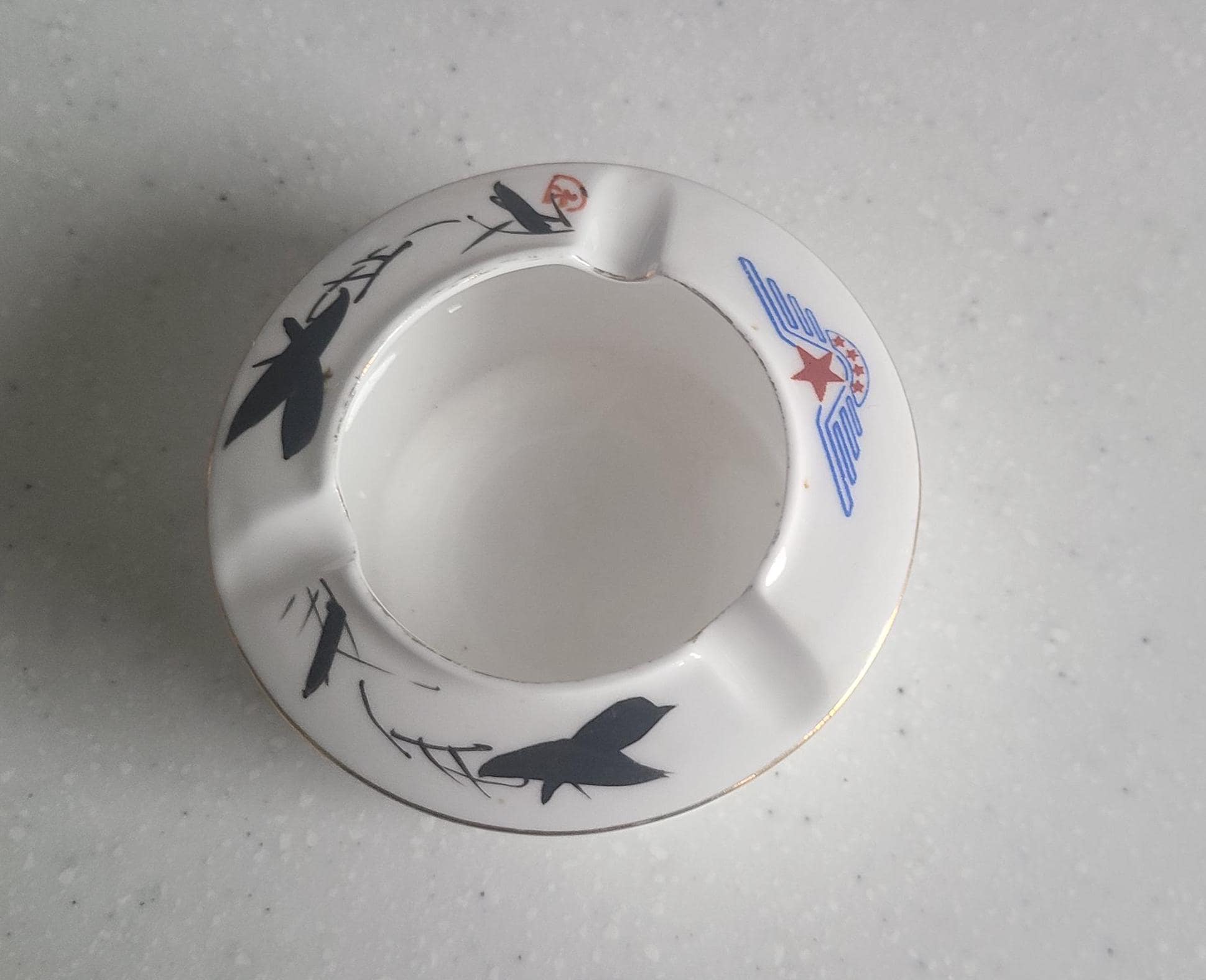 CAAC Vintage Airline Ashtray - Civil Aviation Authority of China