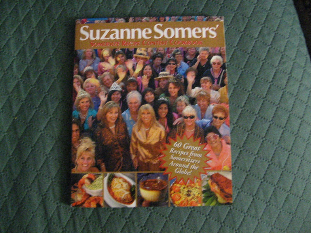Suzanne Somers' 2002 Vintage Cookbook Etsy