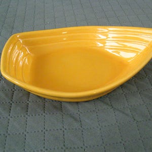 Appolia Yellow Gold Vintage Boat Shape Dish