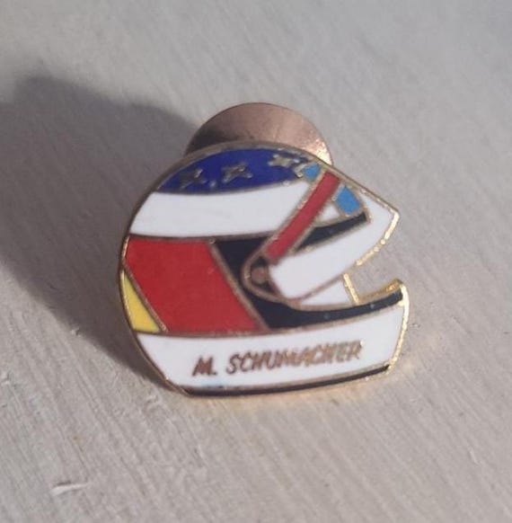 Michael Schumacher Formula One F1 Vintage Lapel Pin - Race