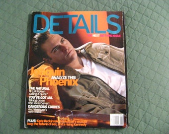 Details Magazine d'avril 2001 Joaquin Phoenix