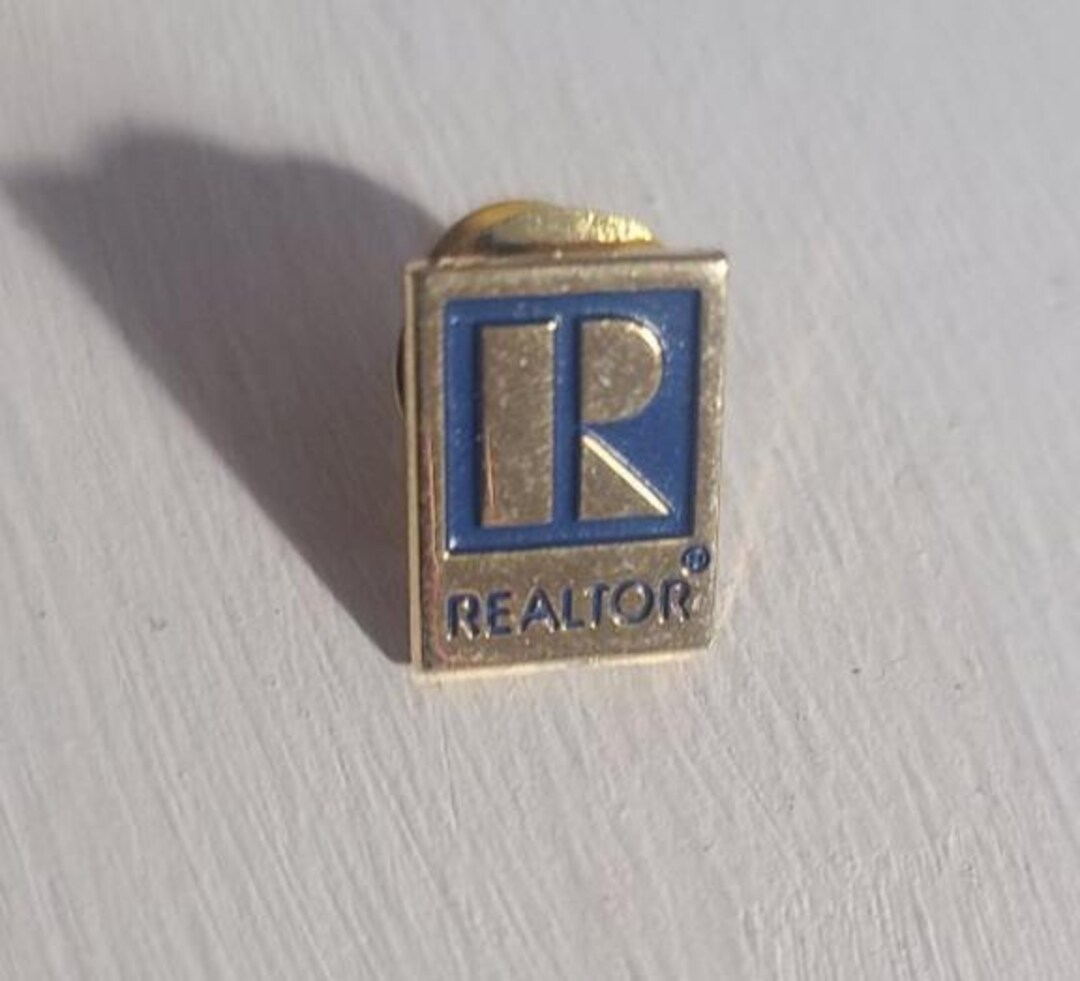 Realtor R Pin National Association Realtors Small Vintage Lapel Pin - Real Estate ...